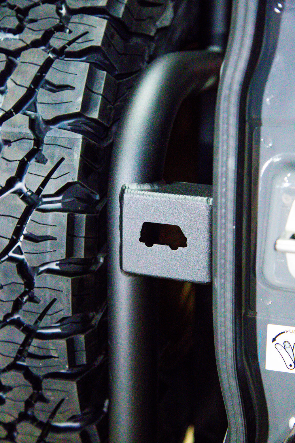 Rover Vans Tire Carrier & Ladder Combo for Ram ProMaster - Drill Throu