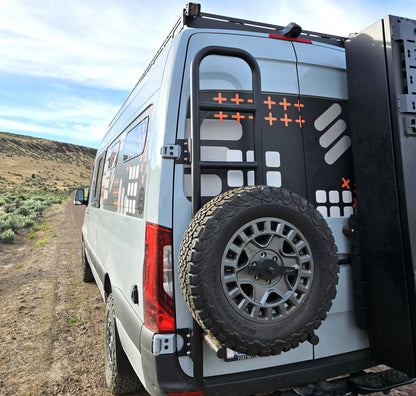 Rover Vans Tire Carrier & Ladder Combo for Sprinter