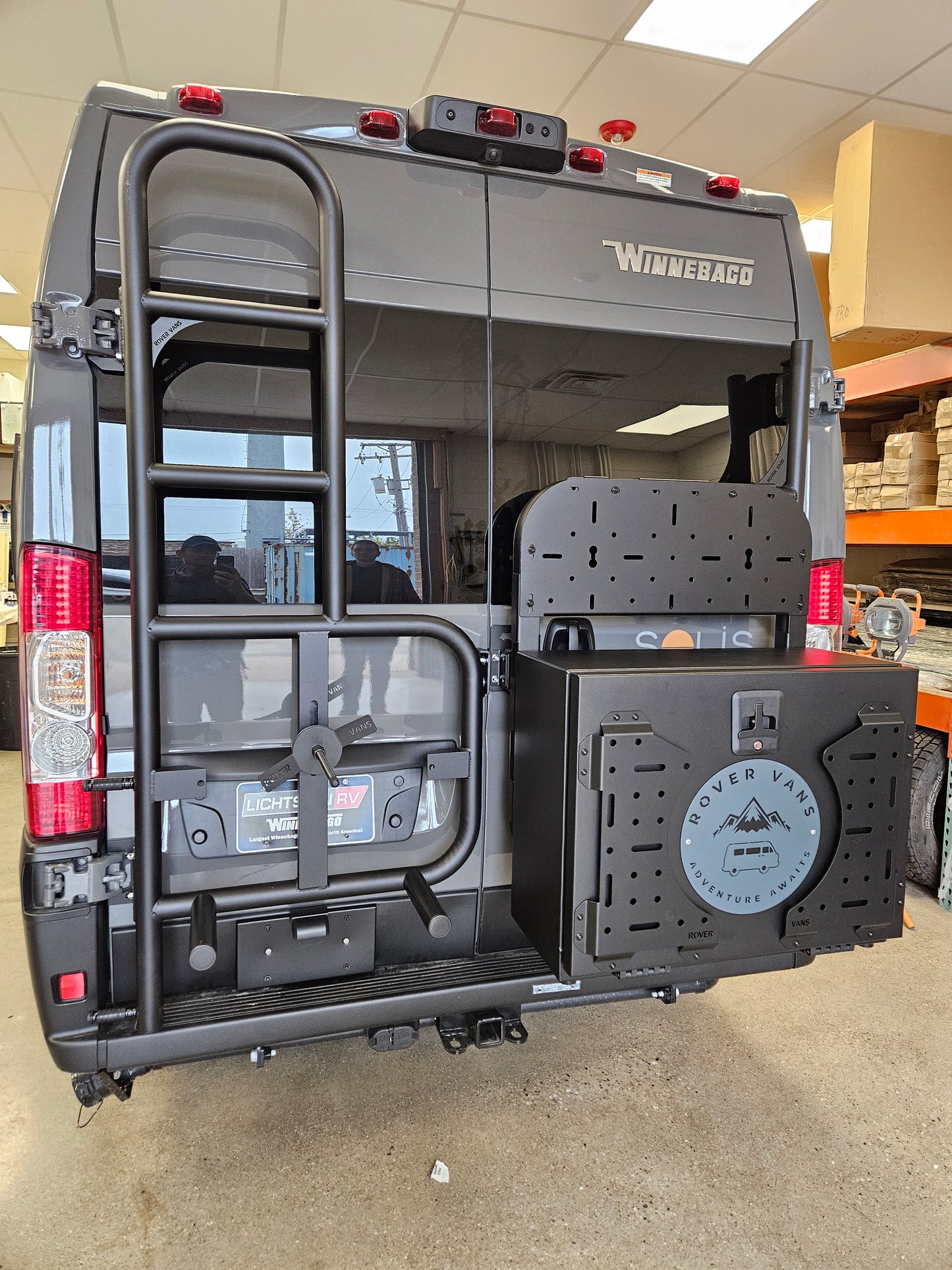 Rover Vans Tire Carrier & Ladder Combo for Promaster