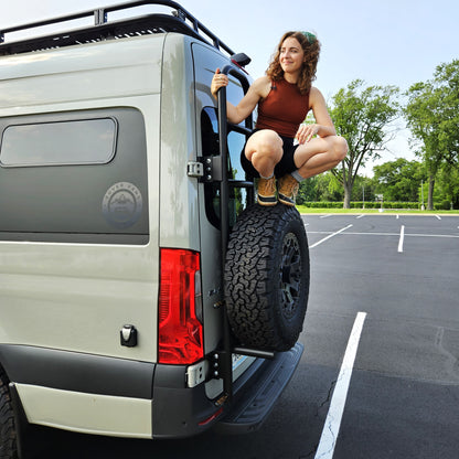 Rover Vans Tire Carrier & Ladder Combo for Mercedes Sprinter