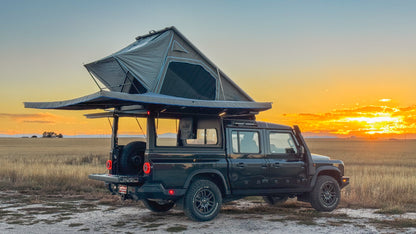 Dirtbox Canopy Camper – Modular Truck Camper Shell / Topper for Mid-Size & Full-Size Trucks (Tacoma, Tundra, F-150, Quatermaster, Ram, Silverado)