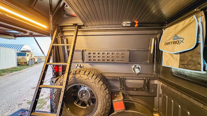 Dirtbox Canopy Camper – Modular Truck Camper Shell / Topper for Mid-Size & Full-Size Trucks (Tacoma, Tundra, F-150, Quatermaster, Ram, Silverado)