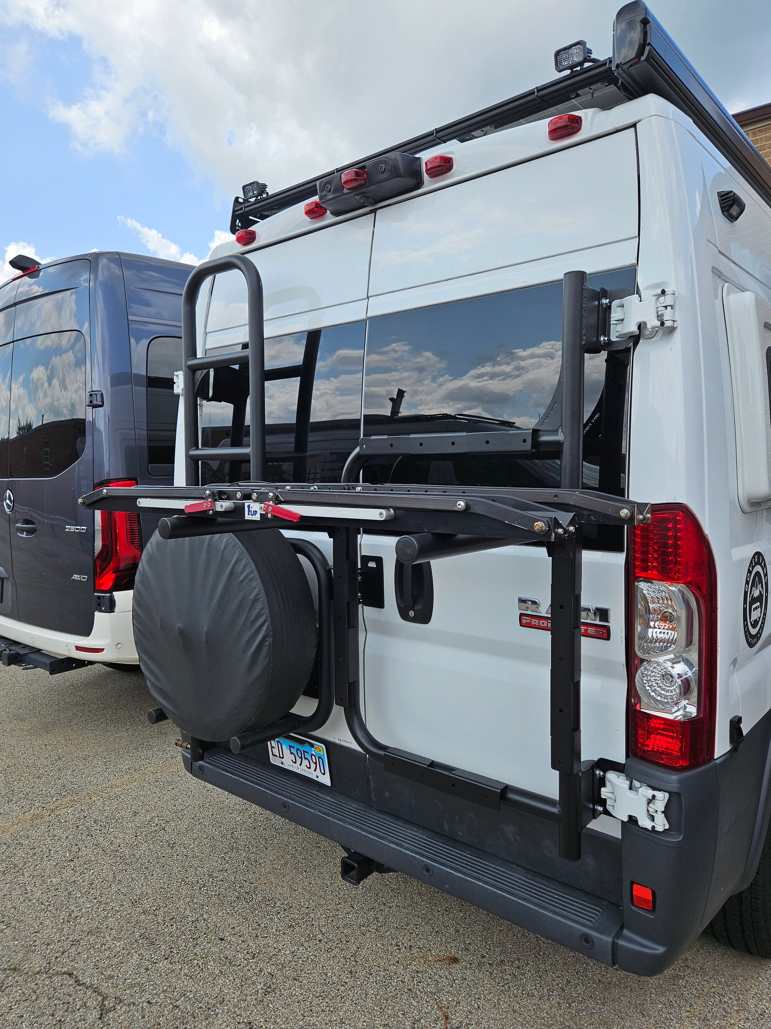 Ram Promaster Side Rack Rover Vans Accessory Rack Passenger Side for Ram ProMaster