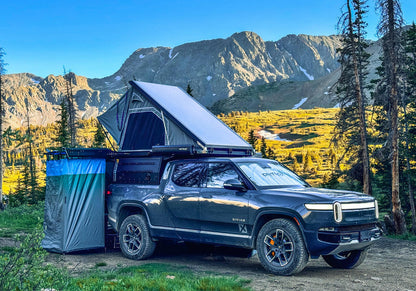 Dirtbox Canopy Camper – Modular Truck Camper Shell / Topper for Mid-Size & Full-Size Trucks (Tacoma, Tundra, F-150, Quatermaster, Ram, Silverado)