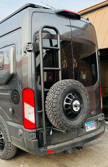 Rover Vans Tire Carrier & Ladder Combo for Transit