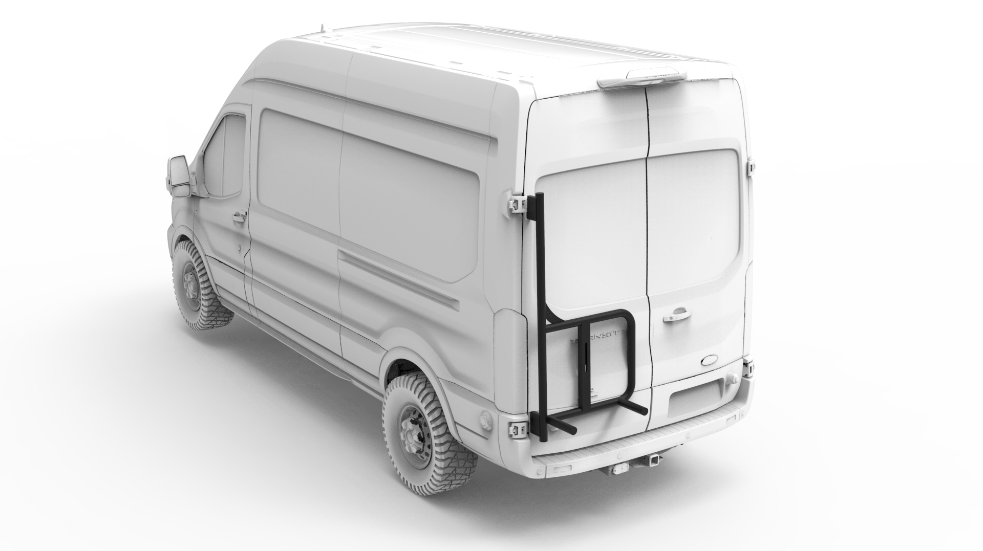 Rover Vans Tire Carrier Driver Side for Ford Transit