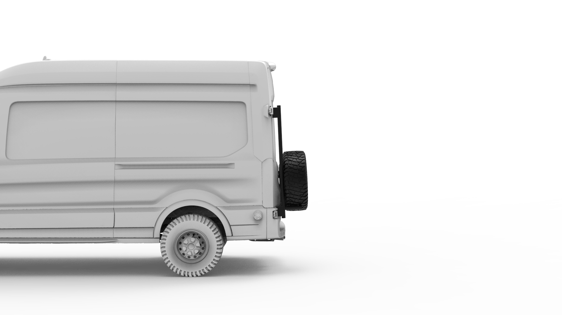 Rover Vans Tire Carrier Driver Side for Ford Transit